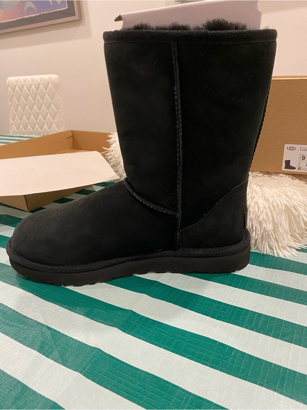 UGG Classic Short Winter Boot in Black